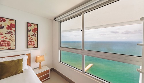 Premium Apartment, Balcony, Beach View