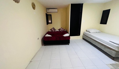 Basic Quadruple Room, Patio