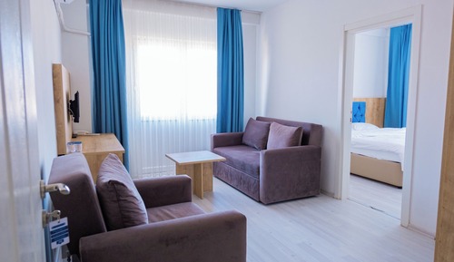Comfort Quadruple Room, Balcony, Partial Sea View