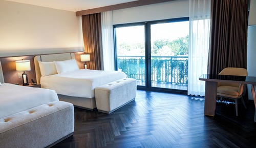 Deluxe Double Room, Balcony, Pool View