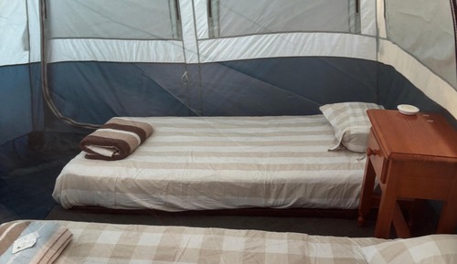 Basic Tent, 2 Twin Beds
