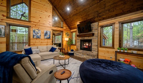 Cabin, 1 King Bed with Sofa bed, Hot Tub, Garden View (Red Fern Cabin)