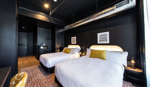 Single Room, 2 Queen Beds, Non Smoking