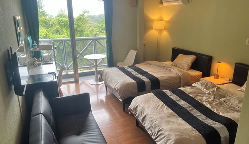 Deluxe Triple Room, Balcony, Bay View
