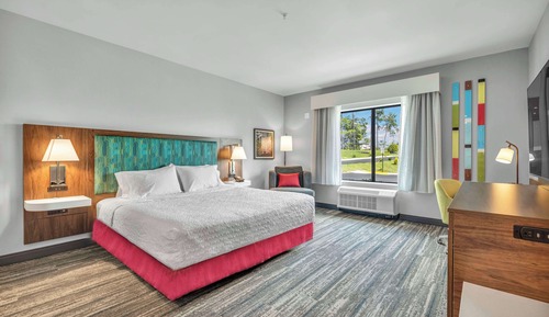 Room, 1 King Bed, Refrigerator & Microwave