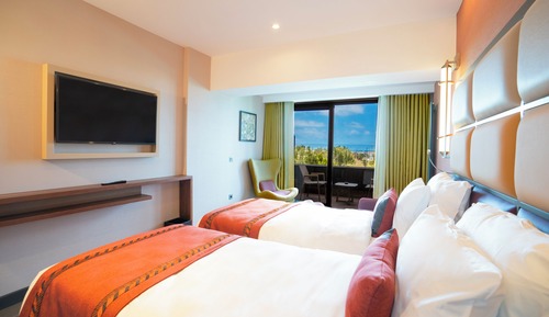 Standard Twin Room, 2 Twin Beds, Balcony, Pool View