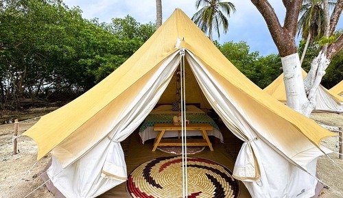 Deluxe Tent, 1 Bedroom, Ocean View, Garden Area