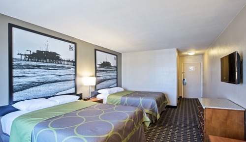 Standard Room, 2 Queen Beds, Non Smoking, Refrigerator & Microwave