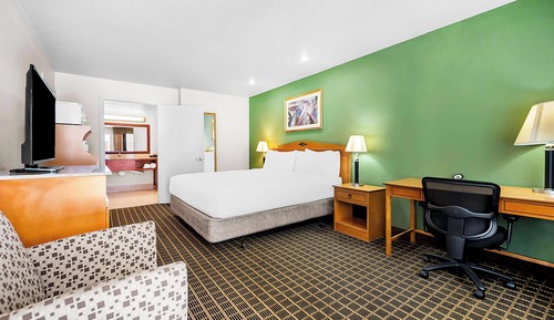 Standard Room, 1 King Bed, Accessible, Refrigerator & Microwave