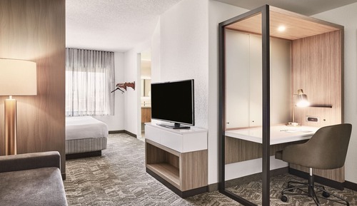 Studio, 1 King Bed with Sofa bed (Hearing Accessible)