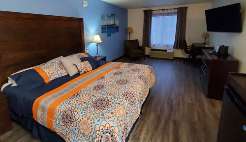Room, 1 King Bed, Non Smoking, Refrigerator & Microwave (Pet Friendly)