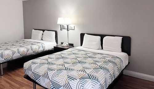 Standard Room, 2 Queen Beds, Non Smoking, Refrigerator & Microwave