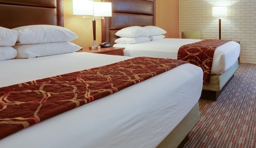 Deluxe Room, 2 Queen Beds, Refrigerator & Microwave (Upper Floor)