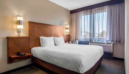 Studio, 1 King Bed, Accessible, Non Smoking (Roll-In Shower)