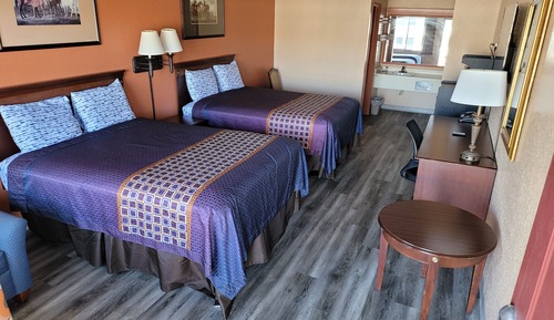 Standard Room, 2 Queen Beds, Refrigerator & Microwave