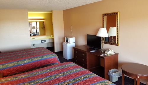 Standard Room, 2 Queen Beds, Smoking, Refrigerator & Microwave