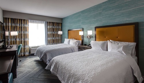 Room, 2 Queen Beds, Non Smoking, Refrigerator & Microwave
