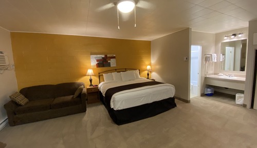 Business Suite, 1 King Bed with Sofa bed (Not pet friendly)