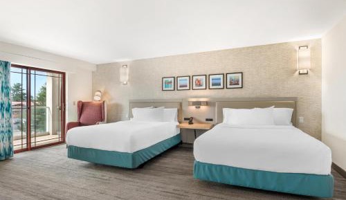 Queen Room with Two Queen Beds and Balcony - Mobility Accessible