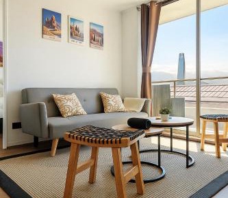 Deluxe One-Bedroom Apartment with City View