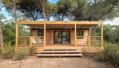 Two-Bedroom Mobile Home with Terrace (4 Adults)