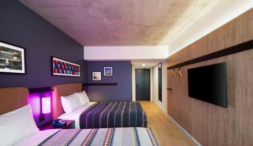 Standard Queen Room with Two Queen Beds and City View