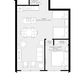 One-Bedroom Apartment