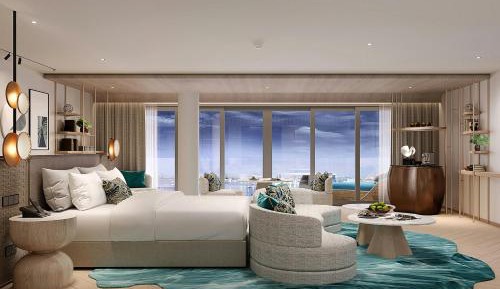 Sunset Suite, 1 King, Sea View, Balcony