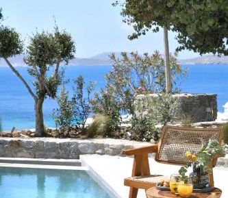 Deluxe Double Room with private small pool with sea view