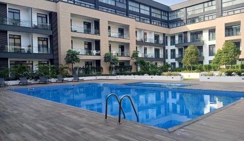 Studio with Pool View