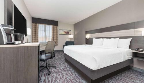 King Room with Roll-In Shower - Mobility/Hearing Accessible - Non-Smoking