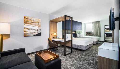 Suite, 2 Queen, Trundle bed