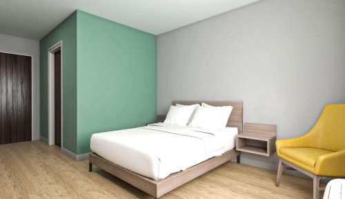Queen Room with Bathtub w/Grab Bars - Mobility Accessible/Non-Smoking