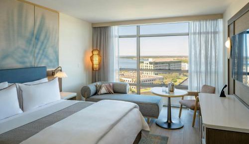 Queen Room with Two Queen Beds and Partial Bay View - Newly Renovated