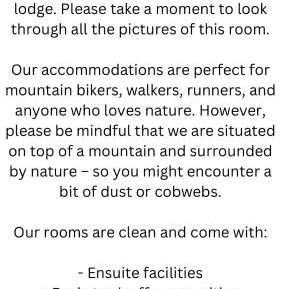 Double or Twin Room with Shower - Room 2