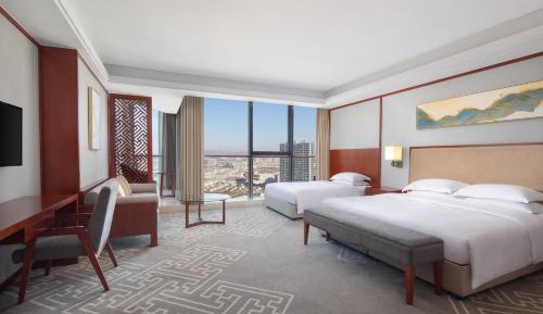 Family Double, Guest room, 2 Double, City View