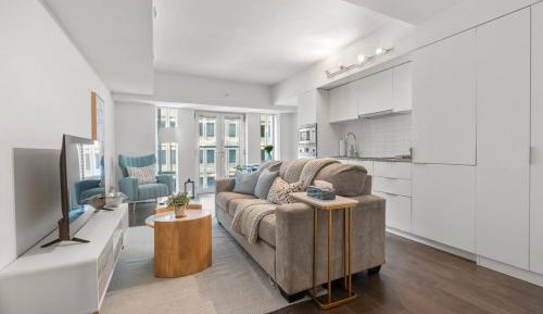 Deluxe One-Bedroom Apartment with City View