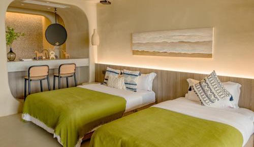 Beach View Living Room Twin