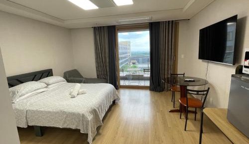 Studio with Balcony