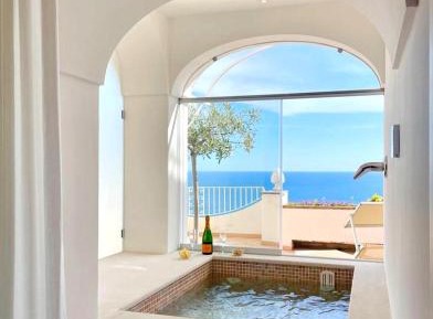 King Room with Spa Bath with Terrace and Sea View