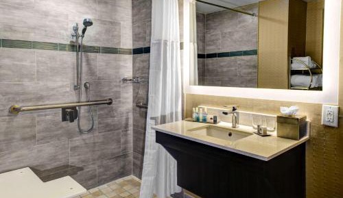 King Room with Roll-In Shower - Mobility/Hearing Accessible