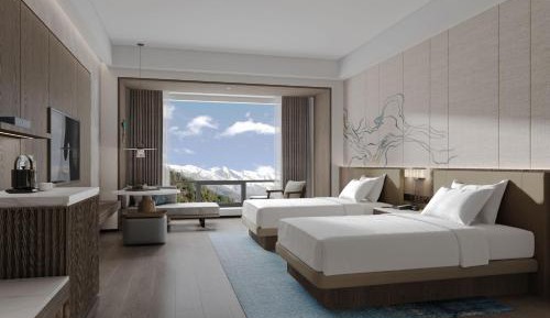Executive Panorama Double Room with Two Double Beds and City View
