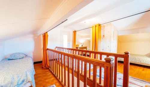 single bed in dormitory