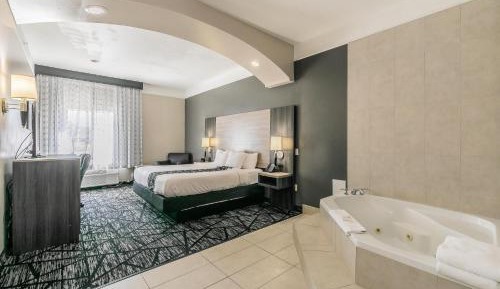 Deluxe King Suite with Roll-In Shower - Mobility Accessible/Non-Smoking