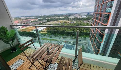 Studio with Pool View