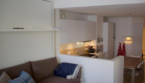 One-Bedroom Apartment with Balcony and Mountain View  