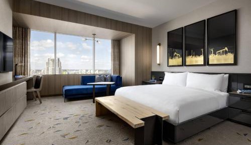 Deluxe Guest Room with King Bed and City View