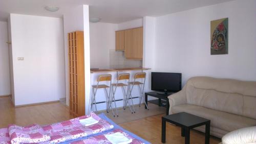 Studio with Balcony