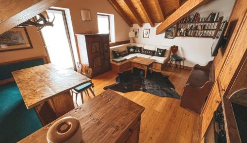 Attic with Mountain View