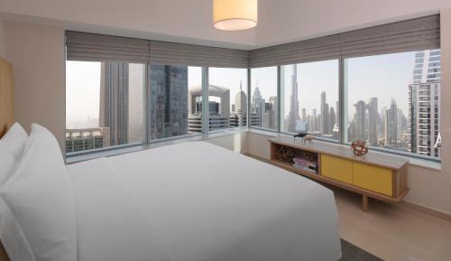 Two-Bedroom King Suite with Burj Khalifa View